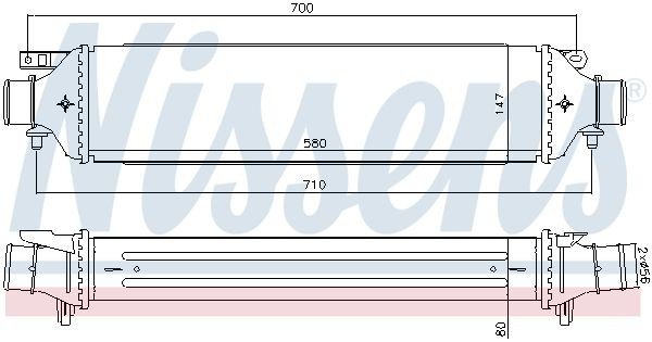 Система охлаждения наддувочного воздуха Nissens 96477 цена, от 134.50 USD
