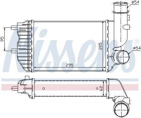 Система охлаждения наддувочного воздуха Nissens 96889 цена, от 85.79 USD