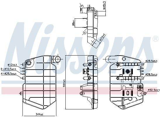  Расширительный бачок Nissens 996042