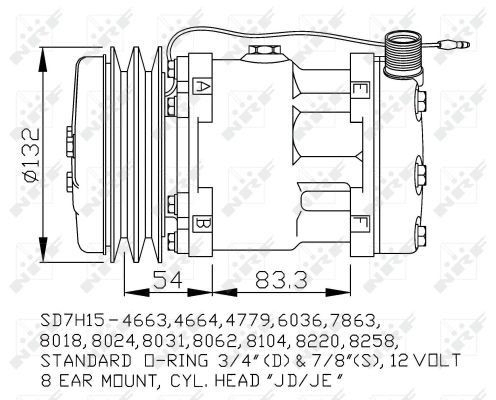 Компрессор хладагента на Lancia Dedra  835