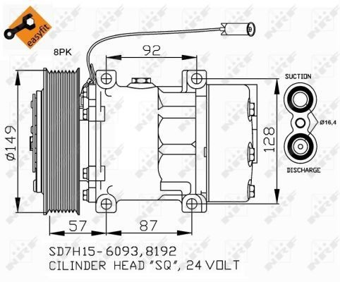 Насос кондиционера Nissan/Infiniti 5010605063