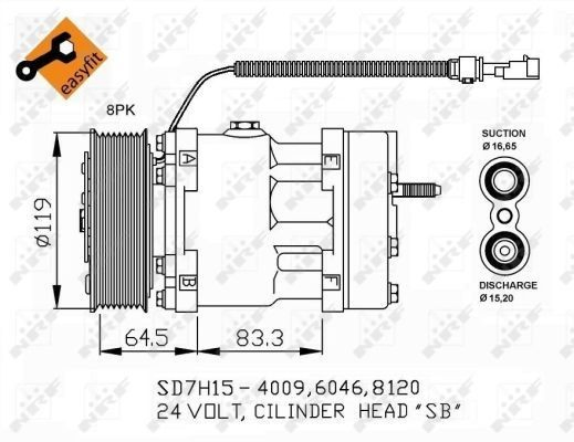 Компрессор системы кондиционирования Mazda 323 F VI хэтчбек (BJ) (1998 - 2003) цена, от 50.96 USD