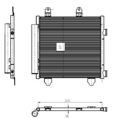 Конденсатор на Citroen C1 I PM, PN