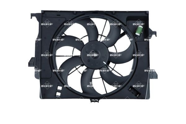 Диффузор радиатора охлаждения в сборе с мотором и крыльчаткой Nissens NIS850049 цена, от 74.43 USD
