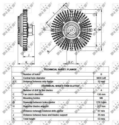Гидромуфта привода вентилятора на Ford Scorpio I GAE, GGE