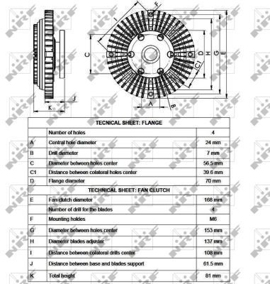  Вискомуфта вентилятора Mitsubishi Pajero 2
