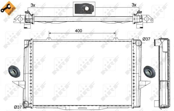 Купить Радиатор Вольво С70  LS, LT