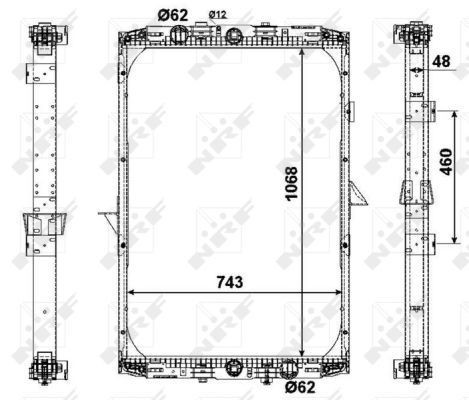 Купить Радиатор Даф 95 XF I 