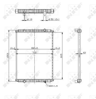 Радиатор 111RV721001 Perfekt Cooling
