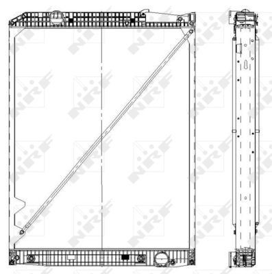  Радиатор Mercedes Benz Truck TRUCK ACTROS 