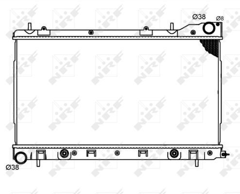 53711 NRF Радиатор основной