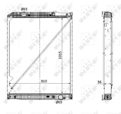 Радиатор охлаждения Mercedes A9425003503