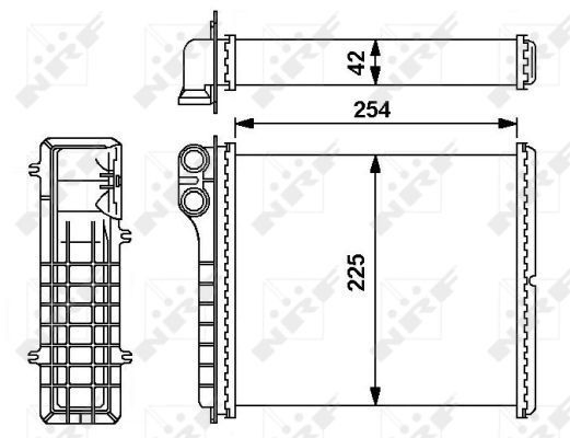 Радиатор печки (отопителя) Sato Tech H21288 цена, от 51.96 USD