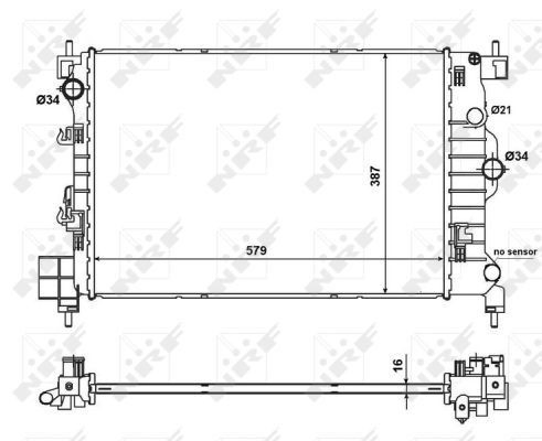 Купить Радиатор Шевроле Авео III T300