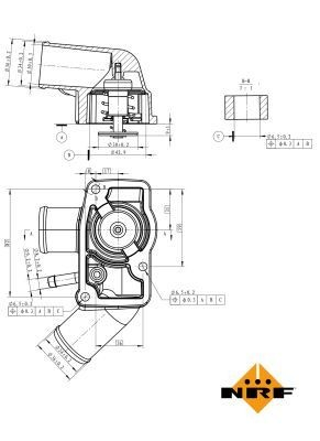 Кожух термостата NRF 725010 цена, от 25.77 USD