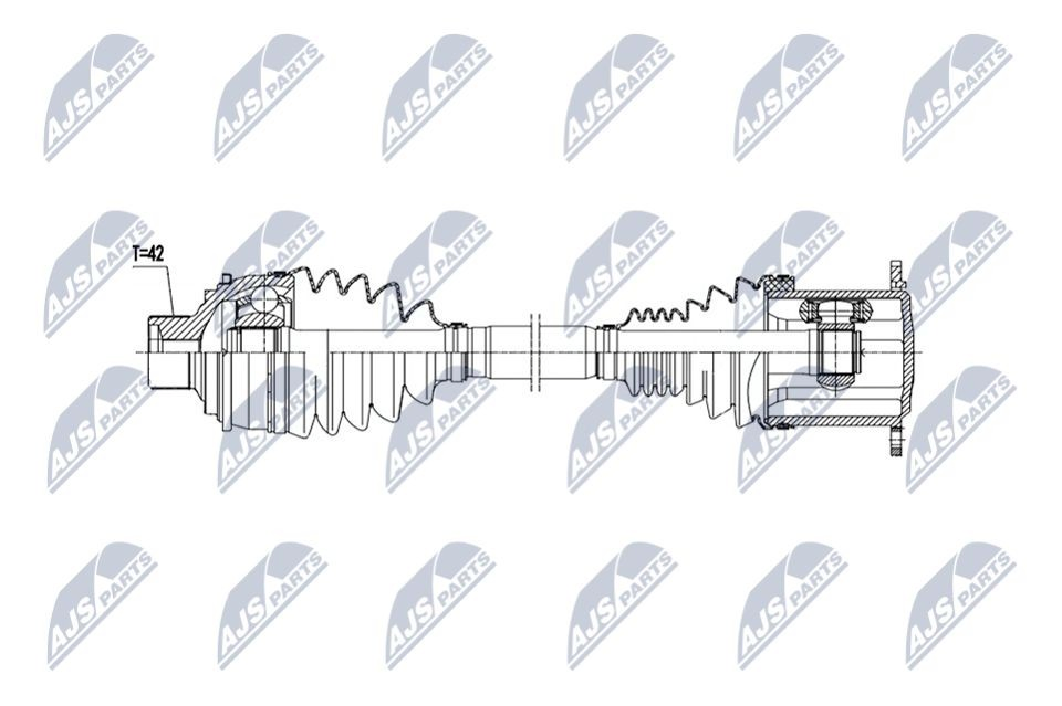 Полуось (привод) передняя Audi Q7 внедорожник (4MB, 4MG, 4MQ) (2015 - 2026) цена, от 108.96 USD