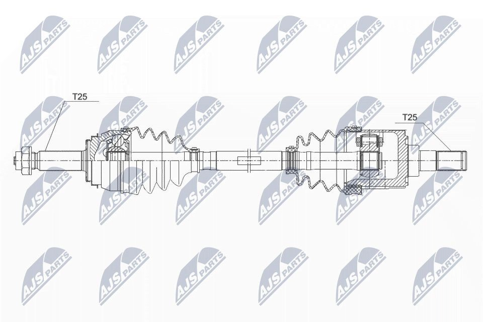  Левая полуось Hyundai Accent 4