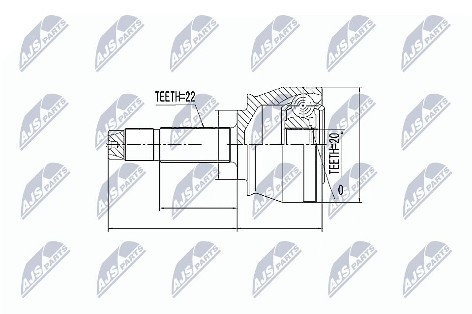 Граната колесная NTY NPZFT041 цена, от 25.34 USD