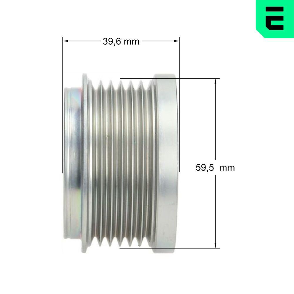 Шкив генератора F51055 Optimal