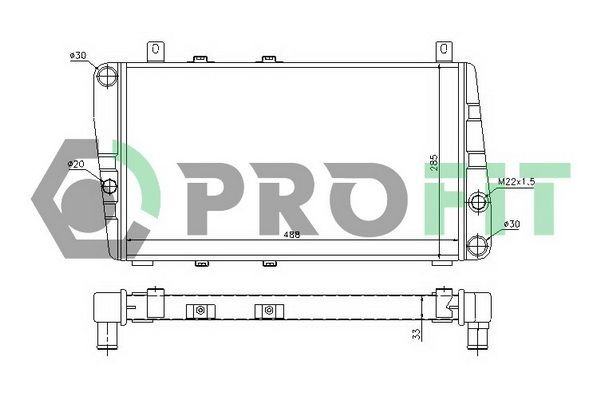 PRS3213 Patron Радиатор основной