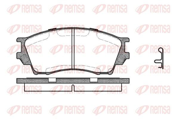 049100 Remsa Колодки передние