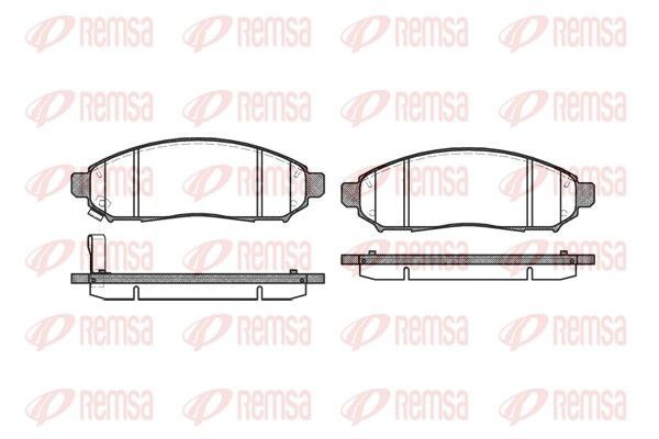Колодки Remsa 116201 цена, от 26.10 USD