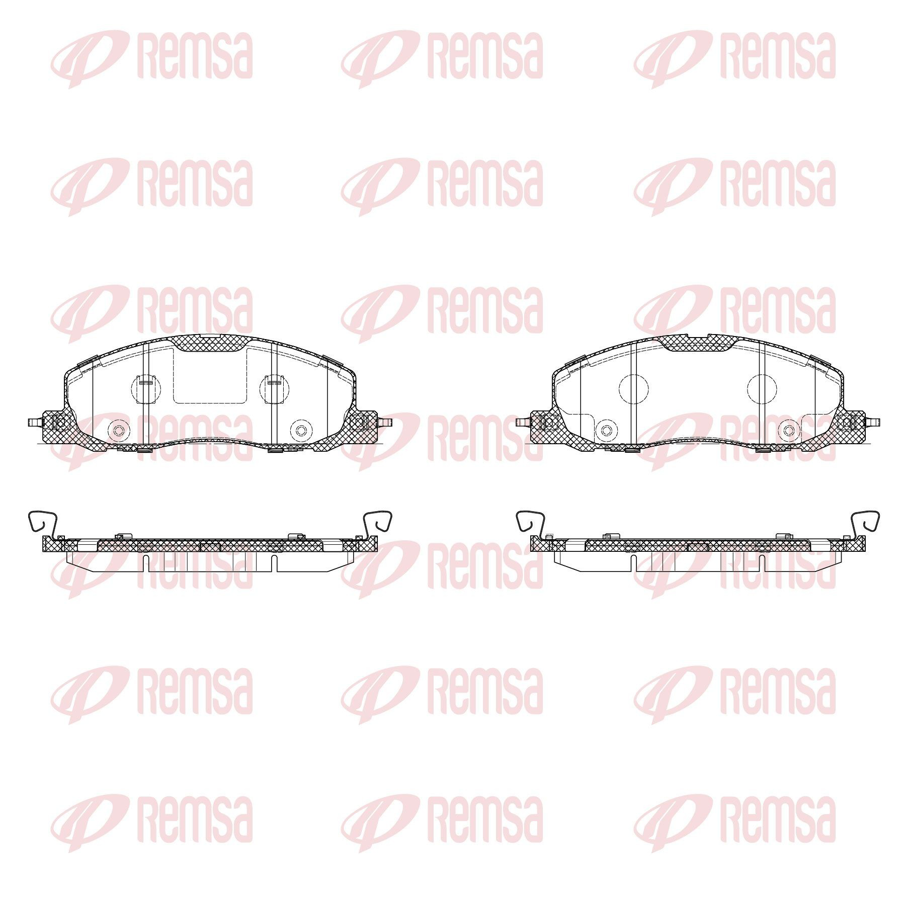 MGD2230CH Raybestos Колодки передние