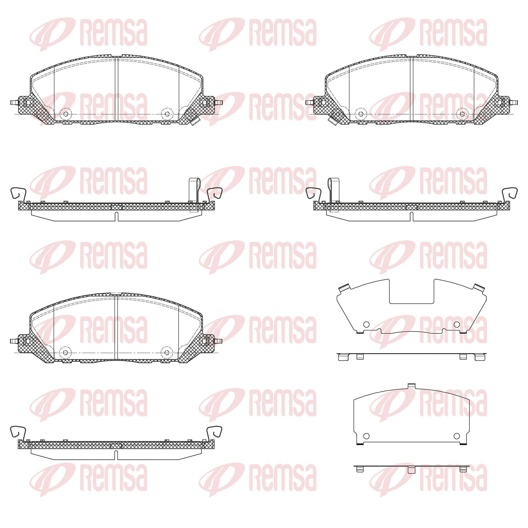 Колодки Ford BRF1882 цена, от 106.40 USD