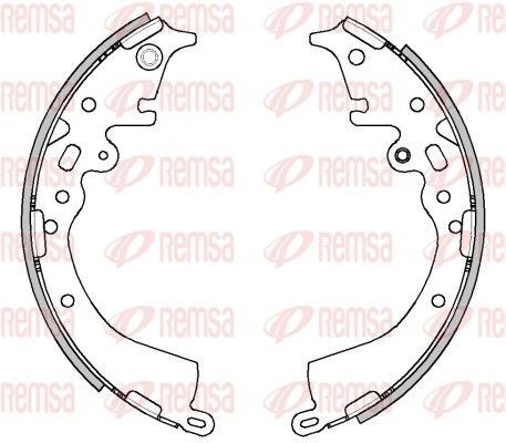 044950K130 Toyota Барабанные тормозные колодки