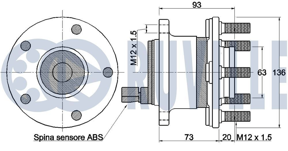 Ролик натяжителя ремня агрегатов на Ford Sierra II GBC,GBG