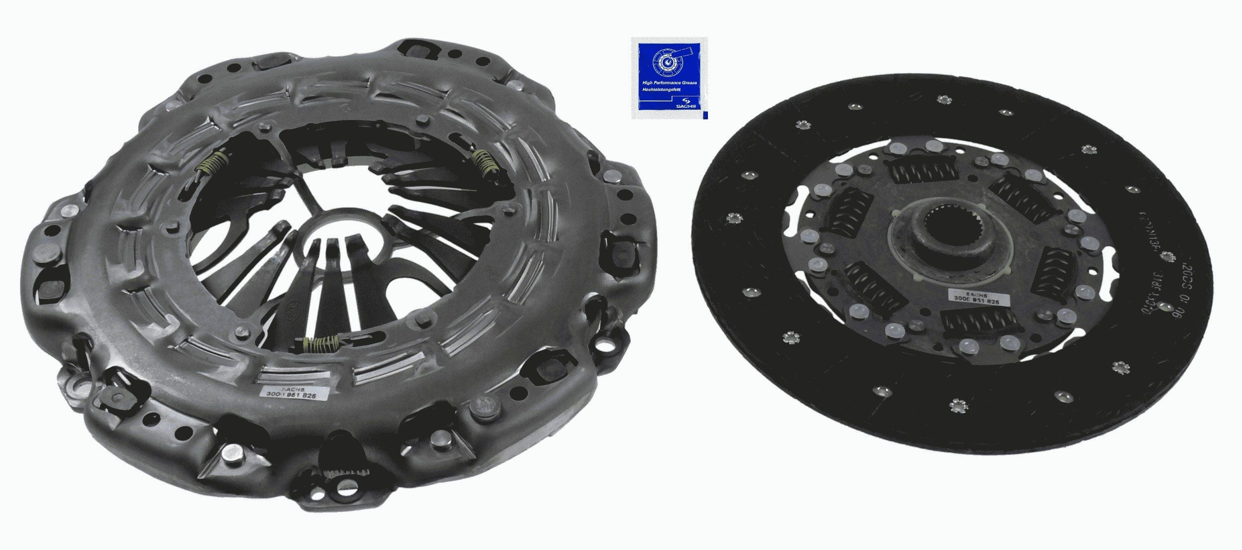 Купить A0202507801 Mercedes Комплект сцепления (диск, корзина, подшипник)