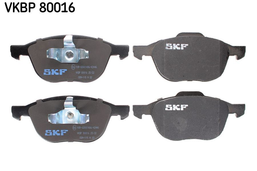 Тормозные колодки SKF VKBP80016