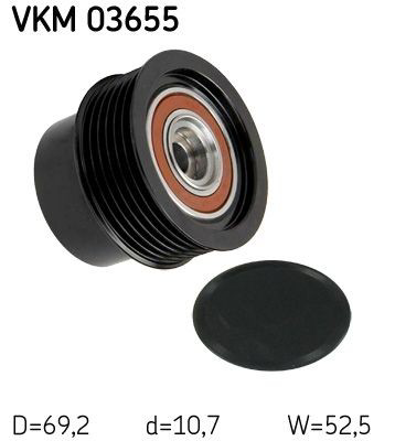 Шкив генератора VKM03655 SKF