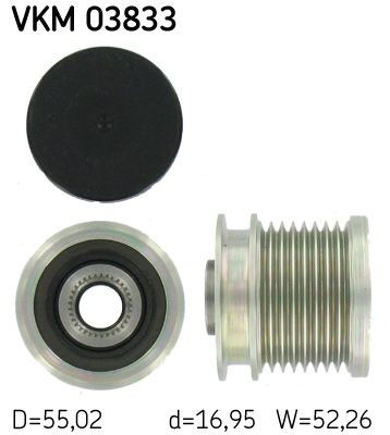 VKM03833 SKF Обгонная муфта генератора