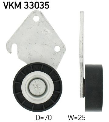 Паразитный ролик приводного ремня SKF VKM33035 цена, от 8.33 USD