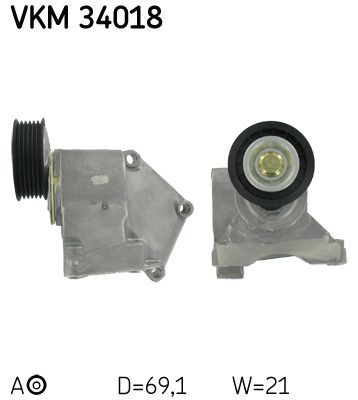 VKM34018 SKF Натяжитель клинового ремня