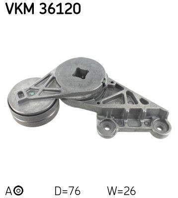 Роликовий модуль натяжителя ремня SKF VKM36120 цена, от 48.90 USD