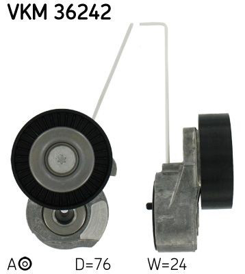 VKM36242 SKF Ролик натяжителя ремня агрегатов
