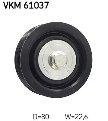 Паразитный ролик приводного ремня SKF VKM61037 цена, от 42.06 USD
