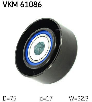 Купить VKM61086 SKF Натяжной ролик