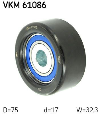 Натяжной ролик SKF VKM61086 цена, от 38.82 USD