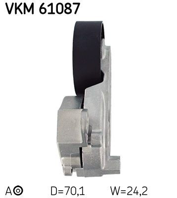 Купить VKM61087 SKF Натяжитель приводного ремня