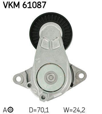 Натяжная планка поликлинового ремня SKF VKM61087