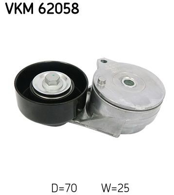 Роликовий модуль натяжителя ремня SKF VKM62058 цена, от 46.67 USD