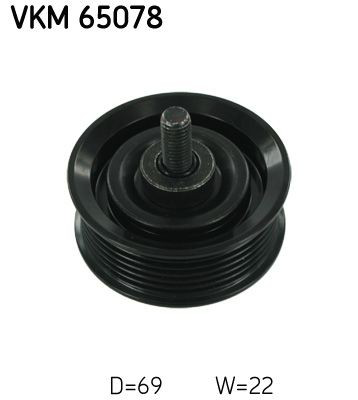 VKM65078 SKF Ролик приводного ремня, паразитный