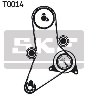 VKMA02381 SKF Комплект ремня ГРМ