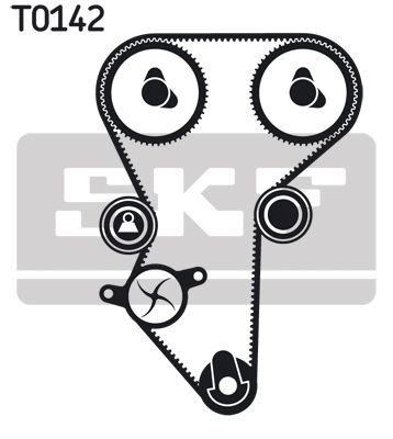 VKMA03214 SKF Комплект ремня ГРМ