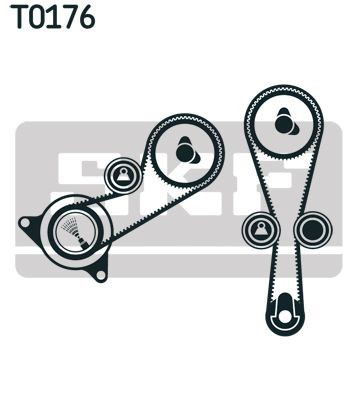 ГРМ ремни, комплект SKF VKMA07304 цена, от 161.09 USD