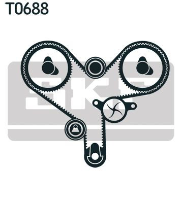 ГРМ ремни, комплект SKF VKMA91011 цена, от 105.35 USD