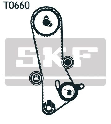 Ремень ГРМ, комплект SKF VKMA91400